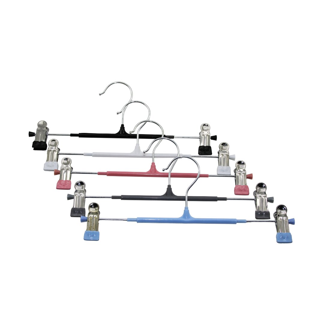 10 STÜCK KUNSTSTOFF-METALLSPITZEN ROCK KLEIDERBÜGEL (5563)