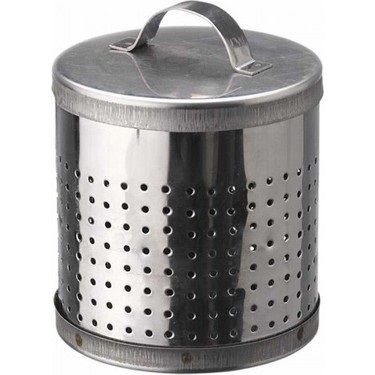 ÇELİK BÜYÜK DEMLİK İÇİ ÇAY SÜZGEÇ YÜKSEKLİK= 7CM ÇAP= 6CM (5563)