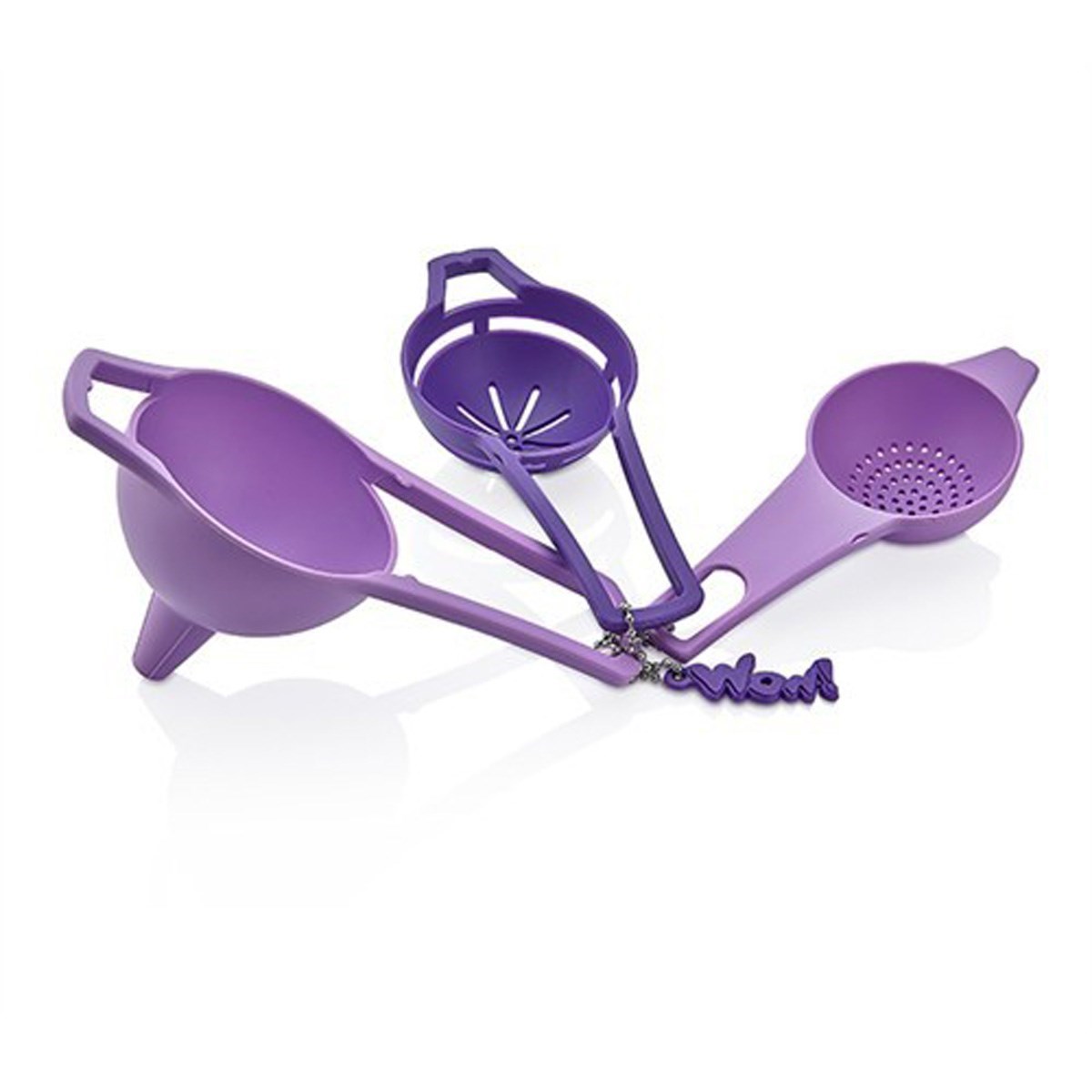 Pratik Yumurta Süzgeci Mini Süzgeç Huni Seti Hepsi Bir Arada (5563)