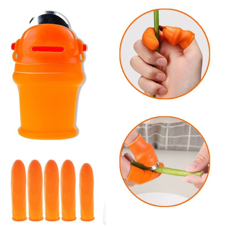 Praktischer Daumenschutz Gemüseschneider Set Damen M (5563)