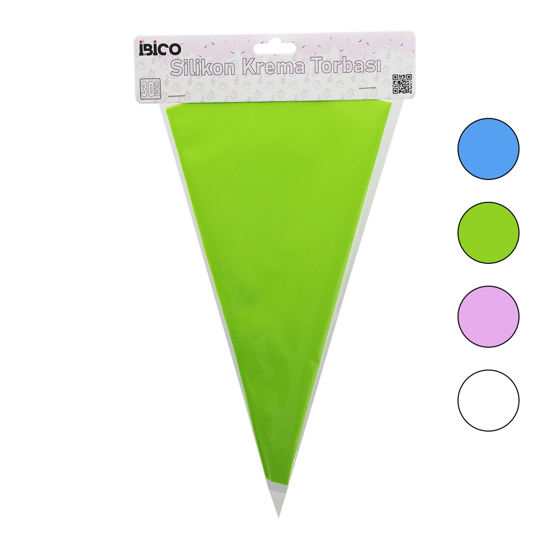 Silikon-Spritzbeutel 30cm einfach Creme (5563)