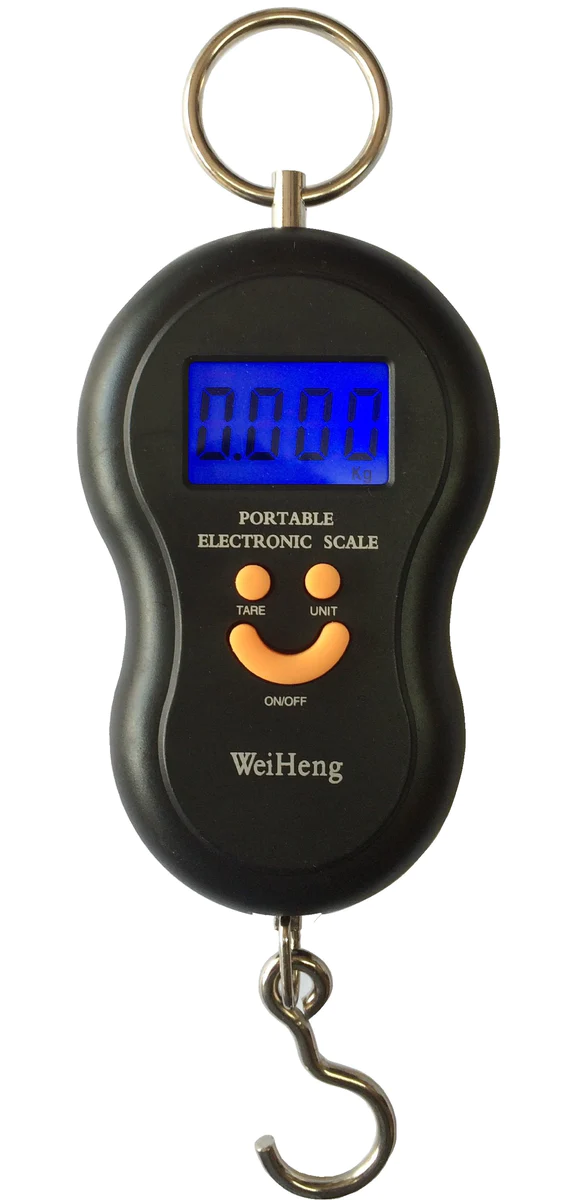40 Kg Digital Hanging Scale Smiley Face LED Light (5563)