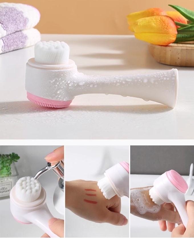 Doppelseitige 3D-Gesichtsreinigungsbürste (5563)