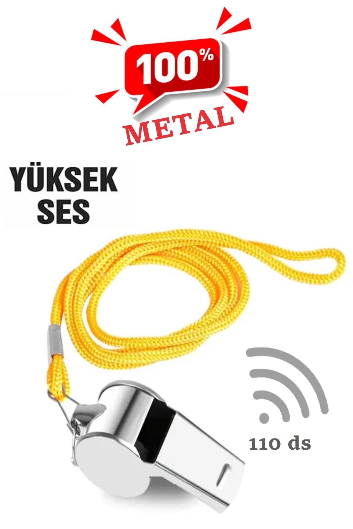 METAL DÜDÜK - 110 DESİBEL (5563)