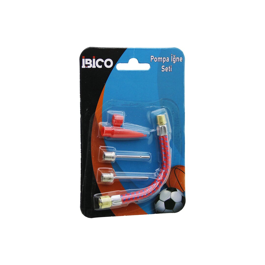4 PCS POMPA İĞNE - HORTUM SETİ TOP - BİSİKLET LASTİK ŞİŞİRME (5563)