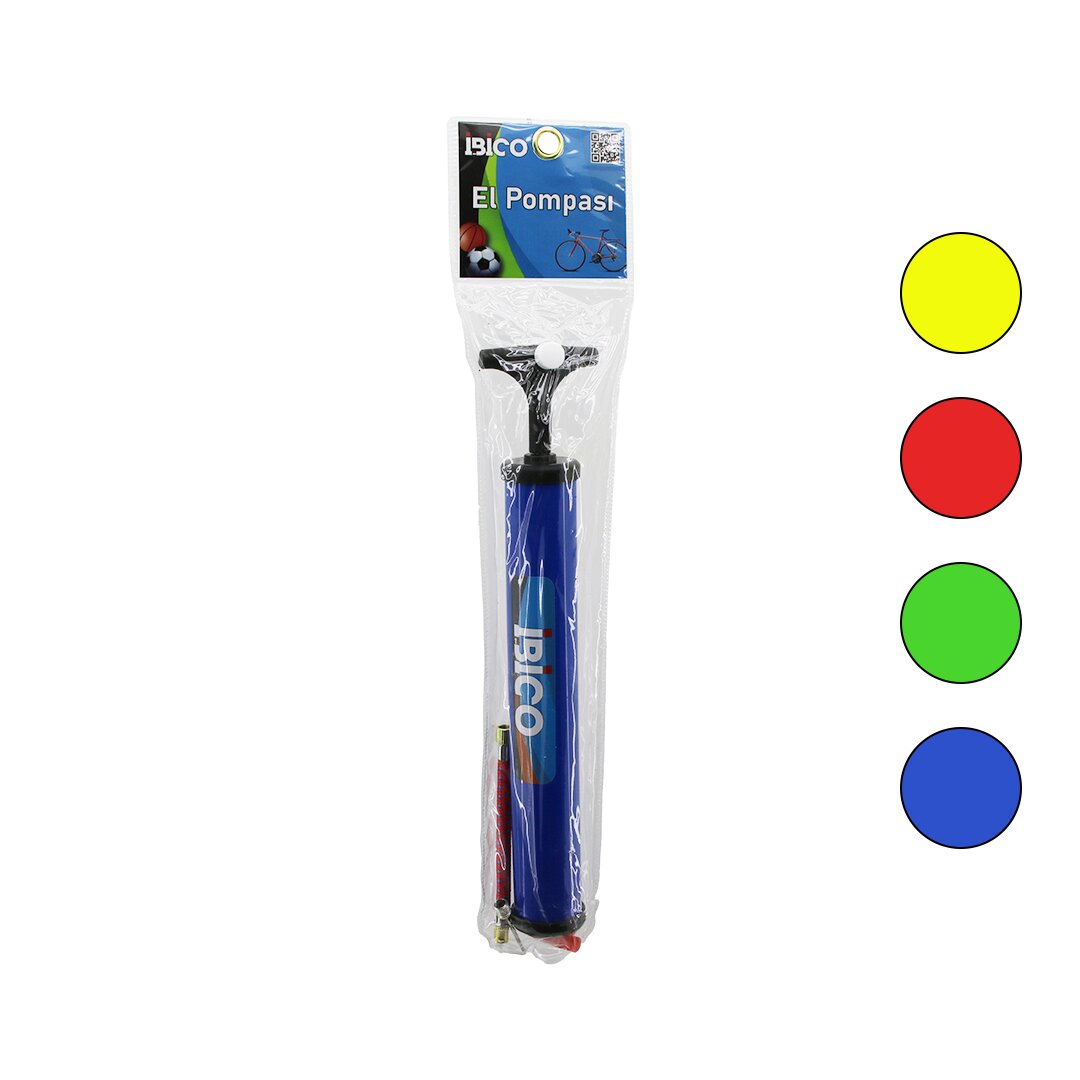 MİNİ EL POMPASI BİSİKLET - TOP 28 CM POMPA HORTUM - TOP İĞNE - UÇ (5563)