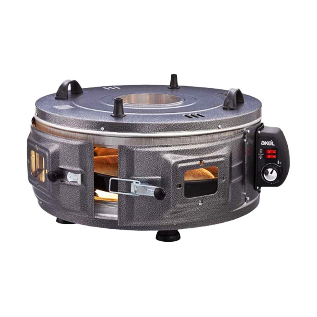 GROSS Rundheizofen Standard einstellbarer Thermostat 50°C-320°C 1300W - 53cm Aluminiumblech