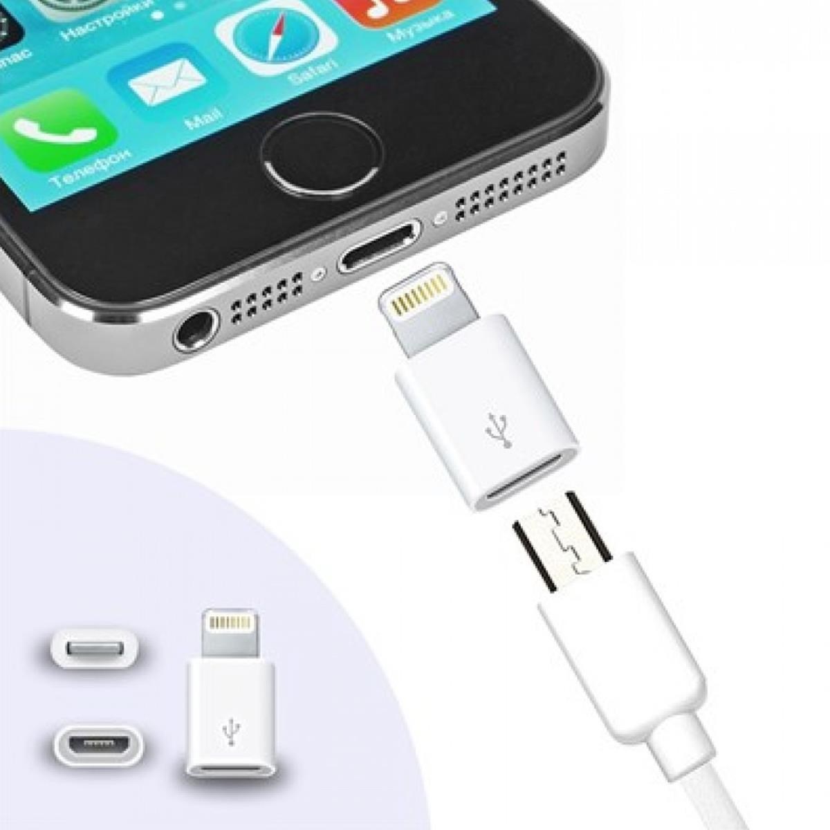 Apple iPhone / iPad Micro Usb Dönüştürücü Adaptör OTG Aparat (5563)