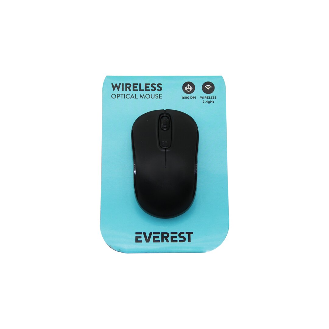 EVEREST SM-804 WIRELESS 1600DPI USB Optical Mouse Vacuum Pack
