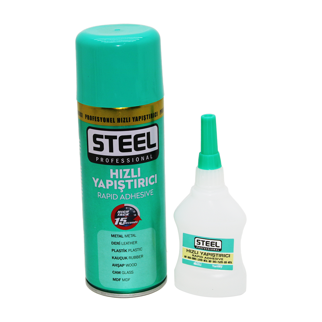 STEEL 400ML+60GR BÜYÜK HIZLI YAPIŞTIRICI (5563)