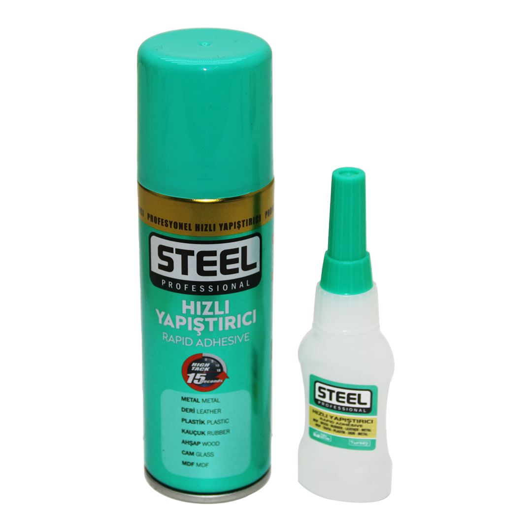 STEEL CK-6361 100ML+8GR HIZLI YAPIŞTIRICI (5563)