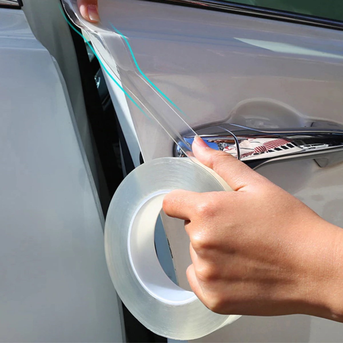 Şeffaf Su Geçirmeyen Dayanıklı Kolay Yapışan Çizilmeye Dayanıklı Oto Darbe Koruyucu Bant (5563)