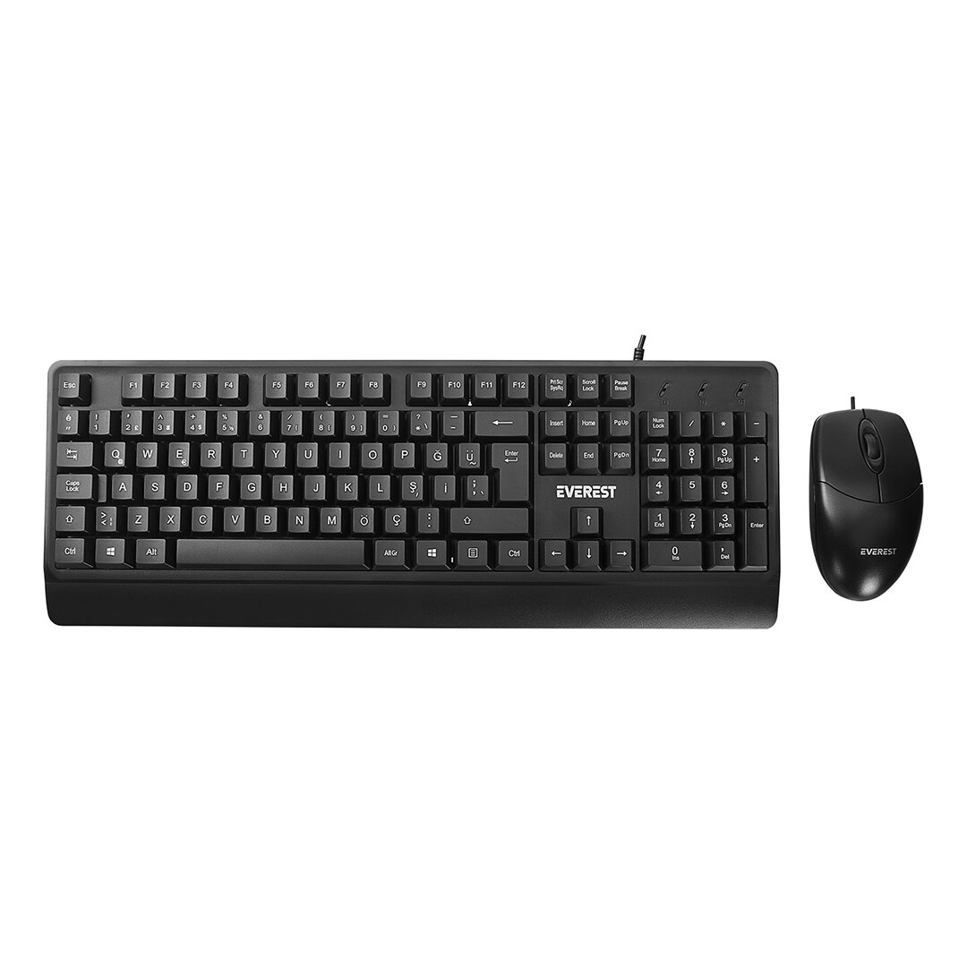 USB-Kabel-Tastatur-Maus-Set Q Tastatur 3D - 1200DPI Maus (5563)