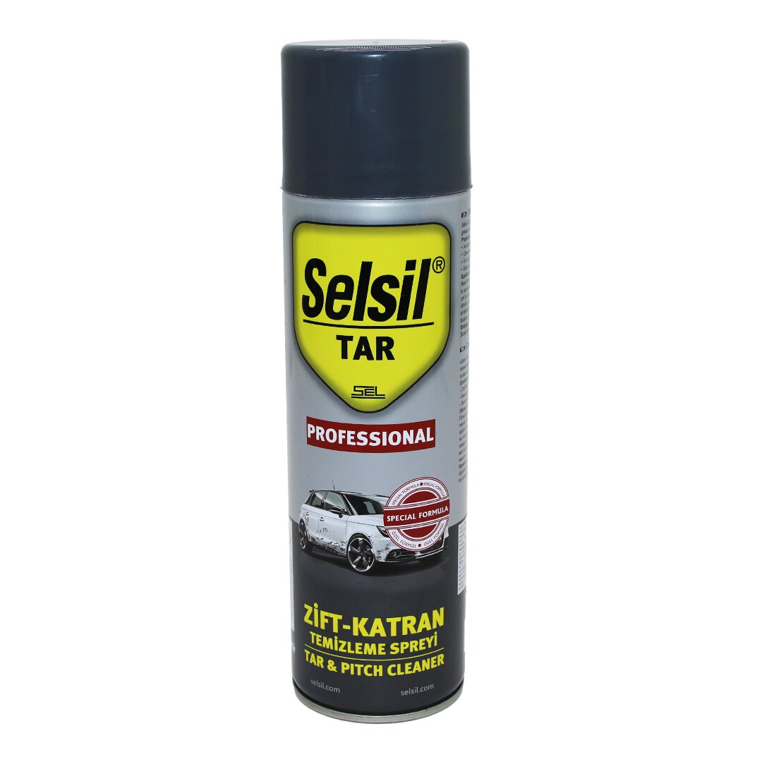 SELSİL TAR ZİFT - KATRAN TEMİZLEME SPREY 500ML KİR - YAĞ (5563)