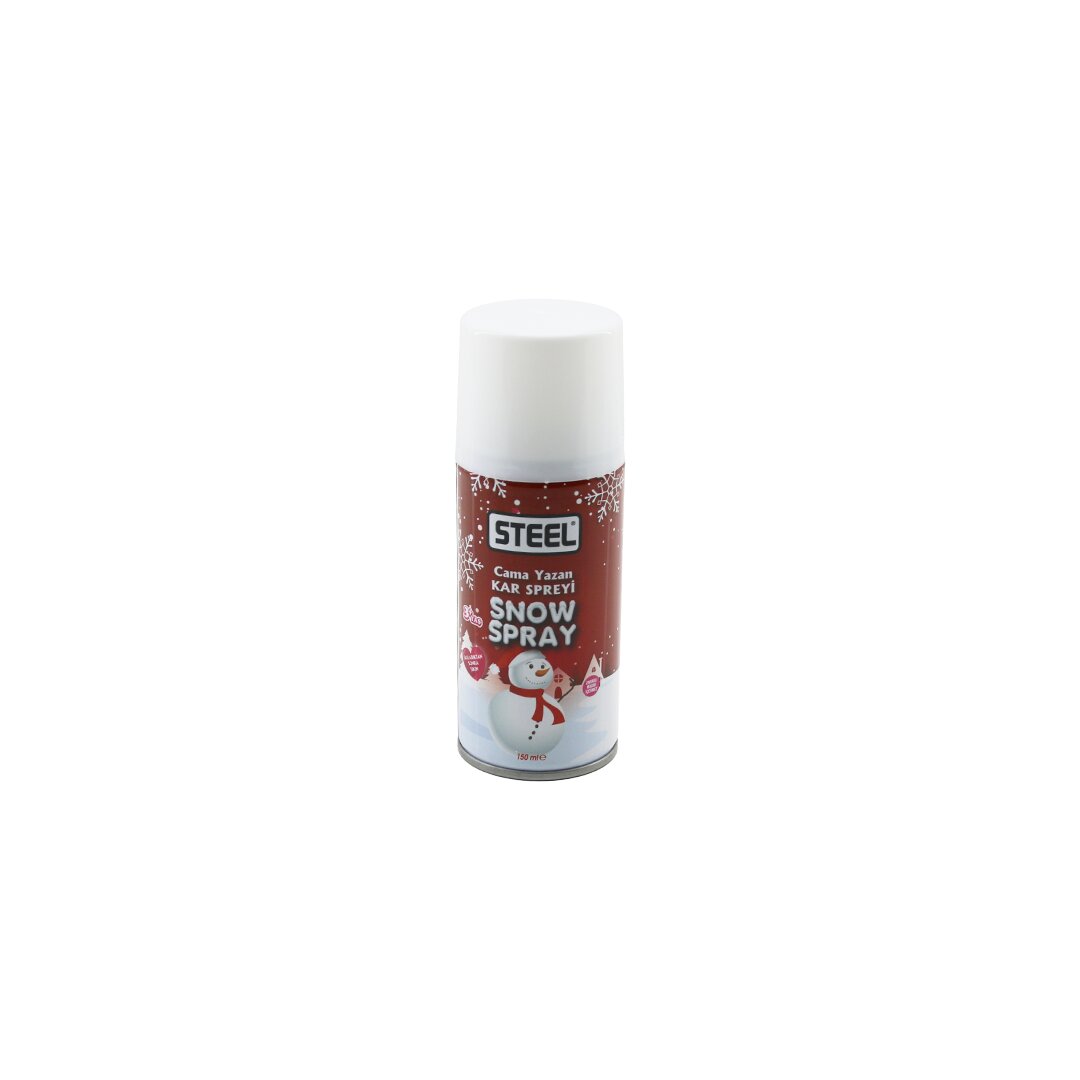 12 ADET SNOW PARTY SPRAY KAR SPREYİ 150ML HER YÜZEYE KAR EFEKTLİ YAZI YAZMA (5563)