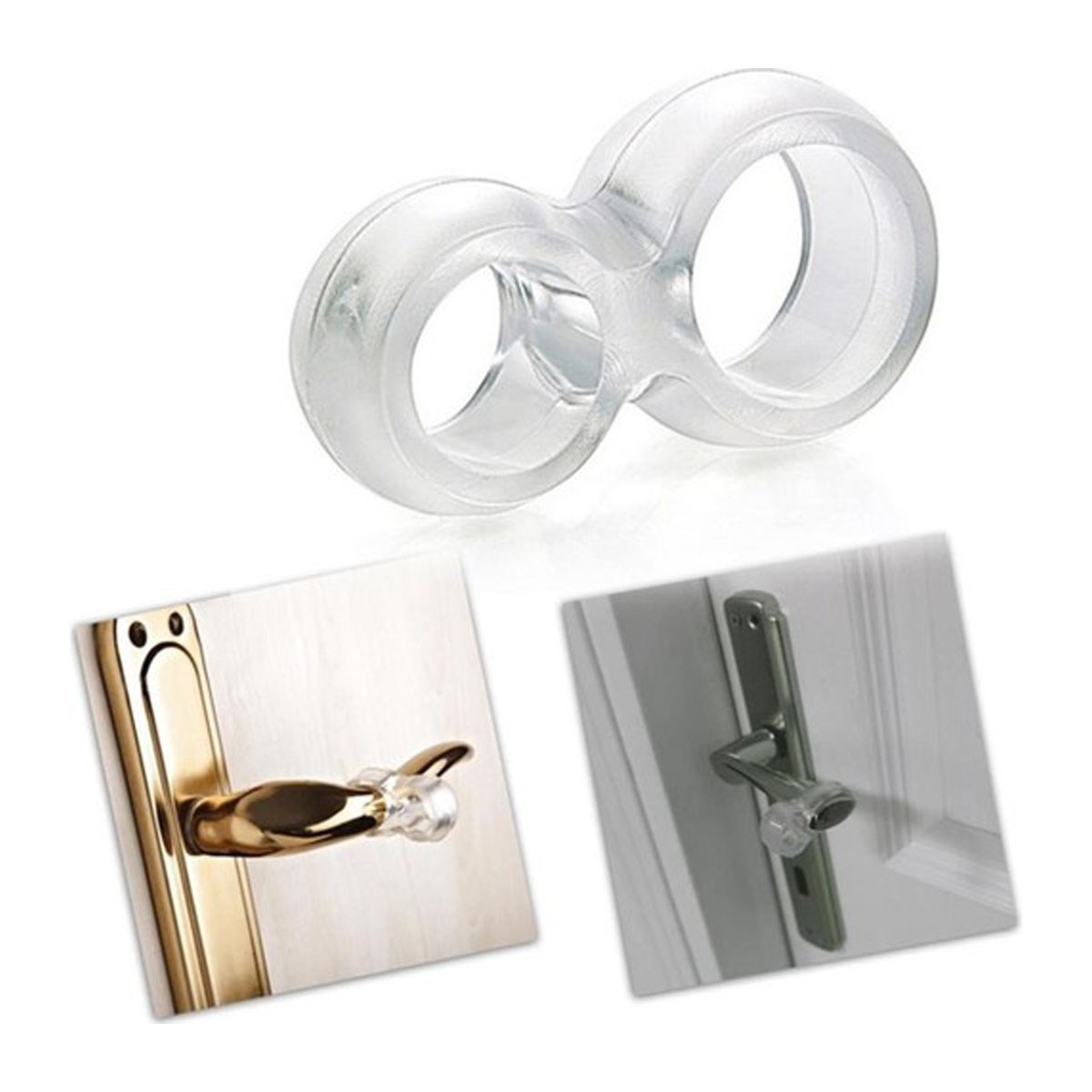 Silikon Kapı &amp;amp; Pencere Vurma Önleyici Stoper Kapı Tamponu 4 Adet (5563)