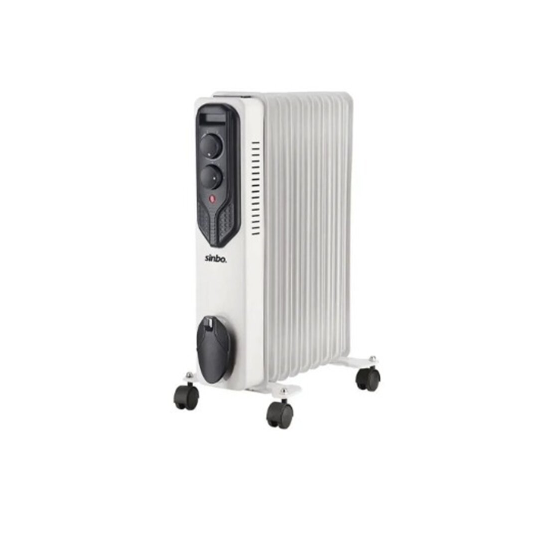 9-Fin Oil Filled Radiator Heater - Turbo Heating 3-Level Temperature Control 800-1200-2000W SFH-6937
