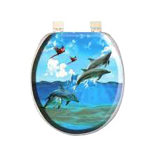 DESENLİ YUMUŞAK KLOZET KAPAK BÜYÜK PUF 42x41cm - HERHANGİ BİR DESEN GÖNDERİLİR (5563)