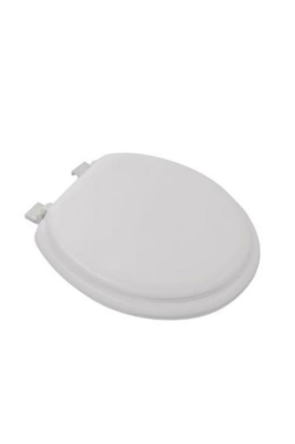 LÜKS BEYAZ YUMUŞAK KLOZET KAPAK PUF (5563)