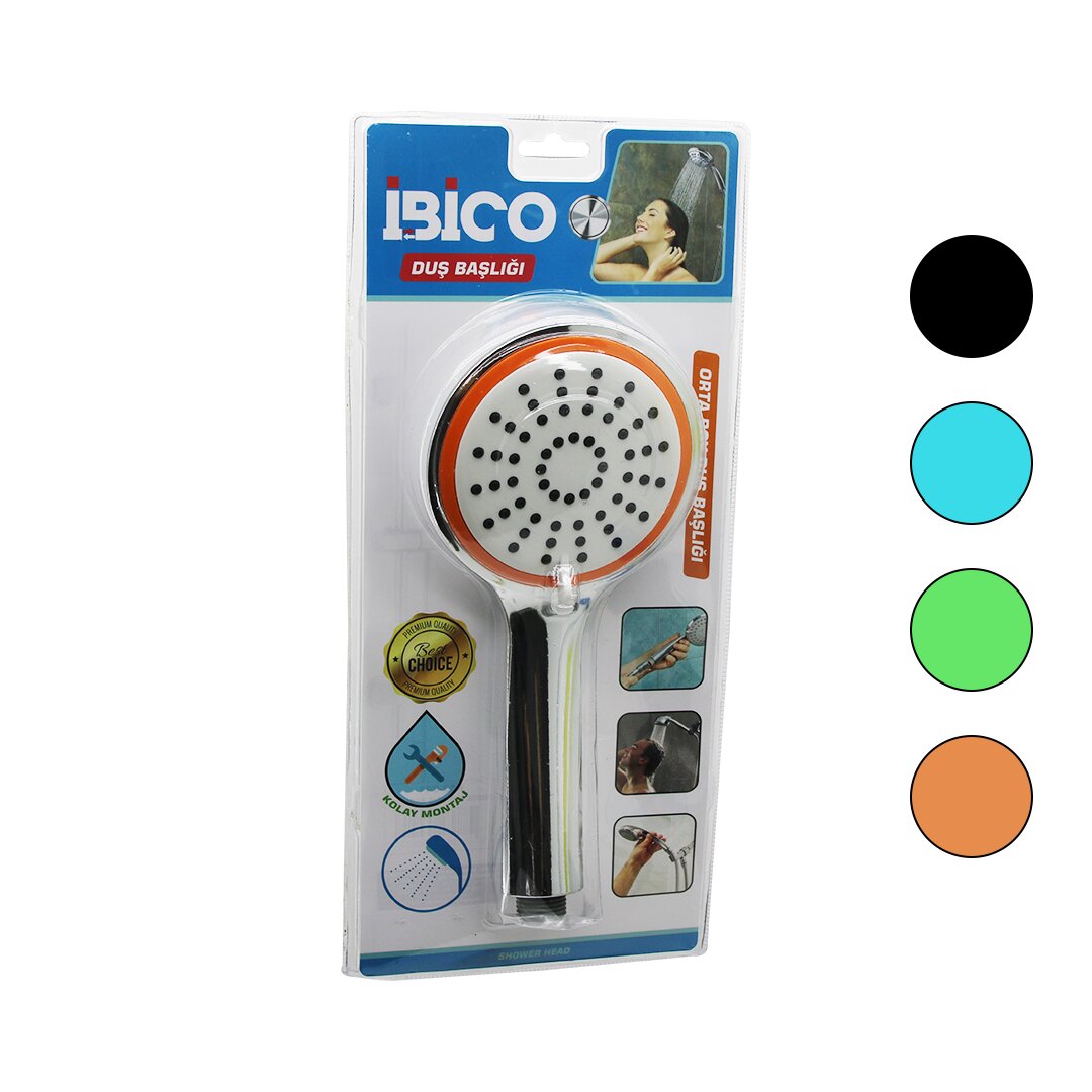 ORTA BOY YUVARLAK- BOMBELİ=10.7CM DUŞ BAŞLIK KADEMELİ KROM GÖVDE- RENKLİ KENAR VAKUMLU SAP:13CM (5563)