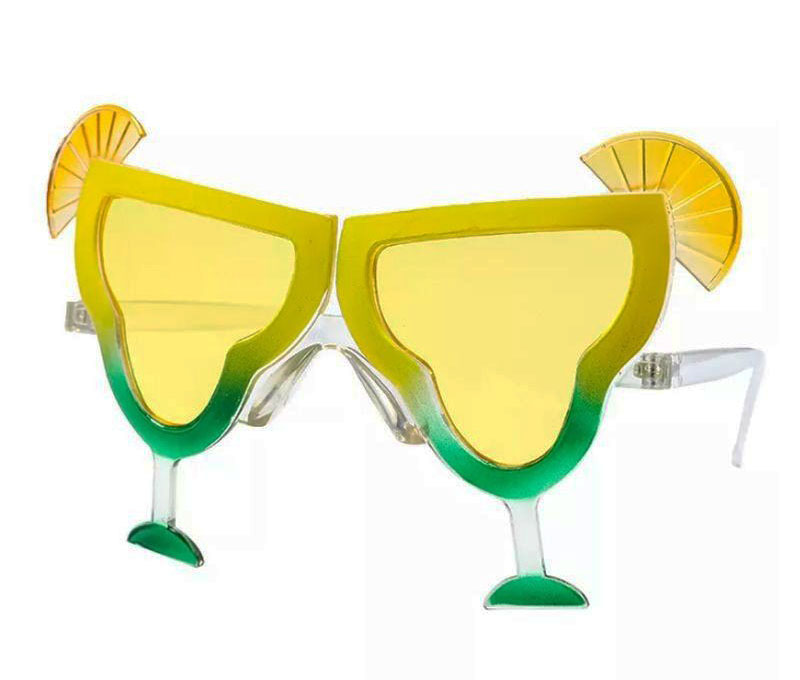 Margarita Parti Gözlüğü Sarı Renk 16x8 cm (5563)