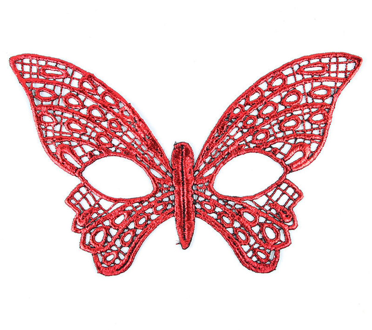 Kırmızı Dantel Masquerade Maskesi 7 No (5563)