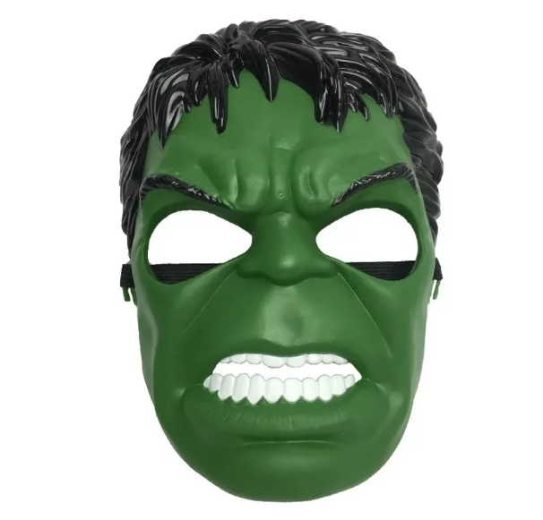 Yeşil Renk Süper Kahraman Dev Adam Hulk Maskesi (5563)