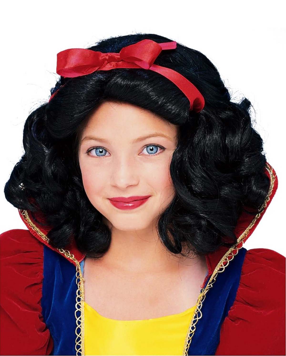 Pamuk Prenses Peruğu Kırmızı Fiyonklu (5563)