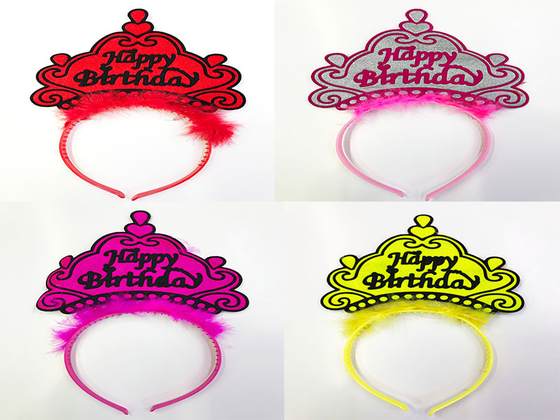 Happy Birthday Neon Krone 12er Set (5563)