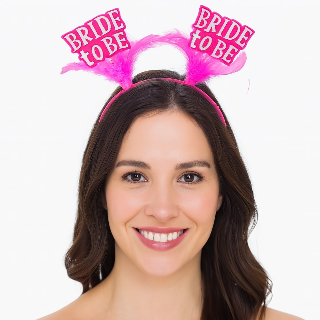 Pembe Renkli Bride to Be Parti Tacı – Bekarlığa Veda Gecesi İçin (5563)