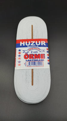 BEYAZ - 2CM PAÇA LASTİK YASSI GENİŞ 10MT (5563)