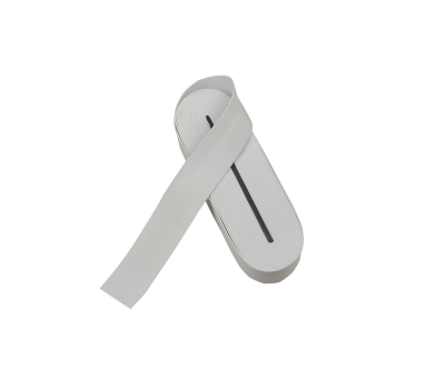 WEISS - 4CM HOSENGUMMI FLACH BREIT 10MT (5563)