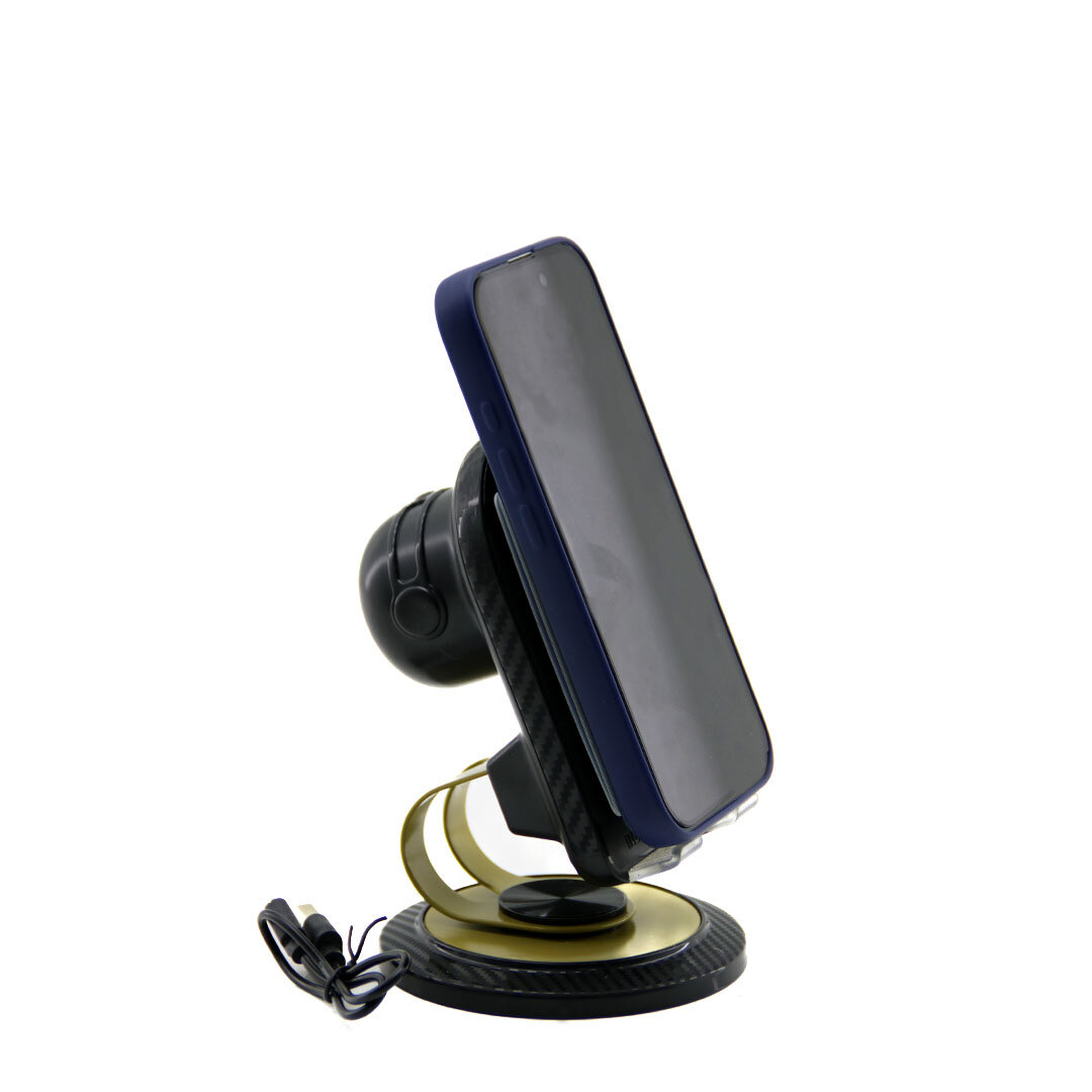 MOBILE PHONE 2IN1 BT SPEAKER HOPARLÖR = 5W ŞARJLI - MASA ÜSTÜ TELEFON TUTACAK = 360° DÖNEN STAND - OYNAR METAL AYAK (5563)