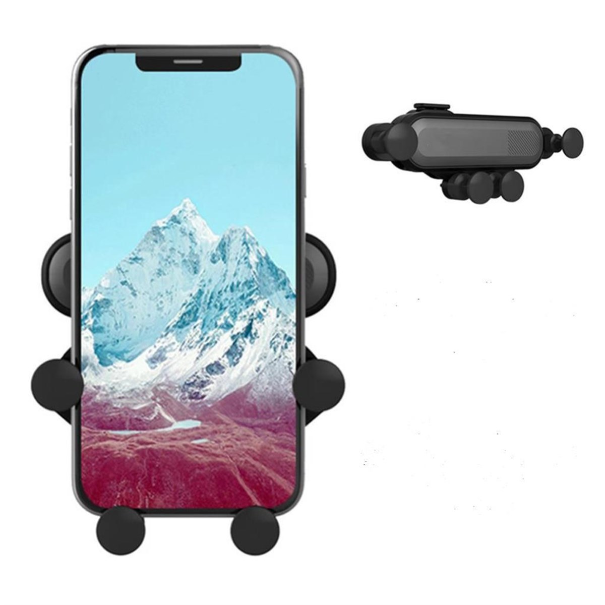 4 Nokta Destekli Araç İçi Cep Telefonu Sabitleyici Tutucu Aparat (5563)