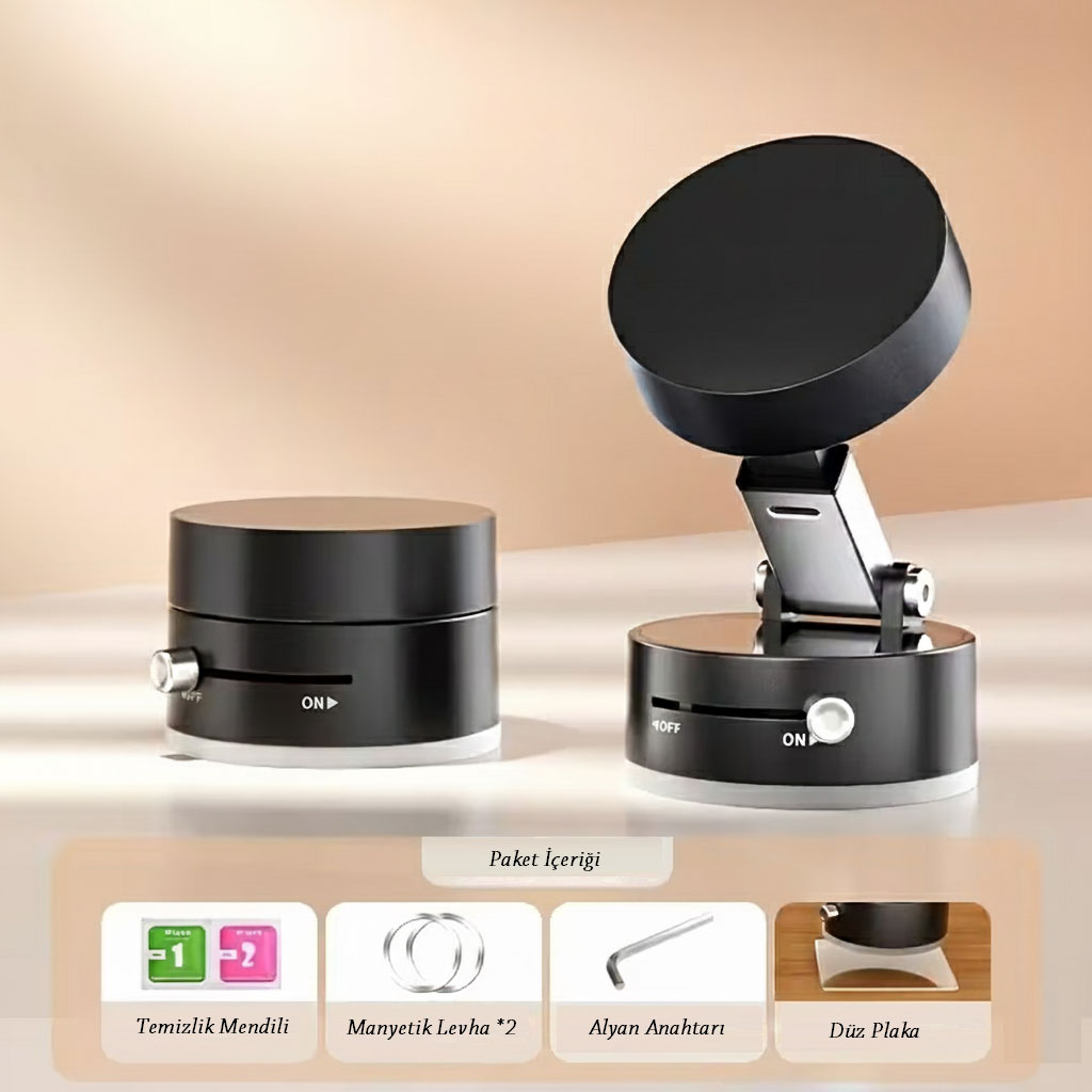 Magnetische faltbare Handyhalterung - Dashboard und Fenster kompatibel (5563)