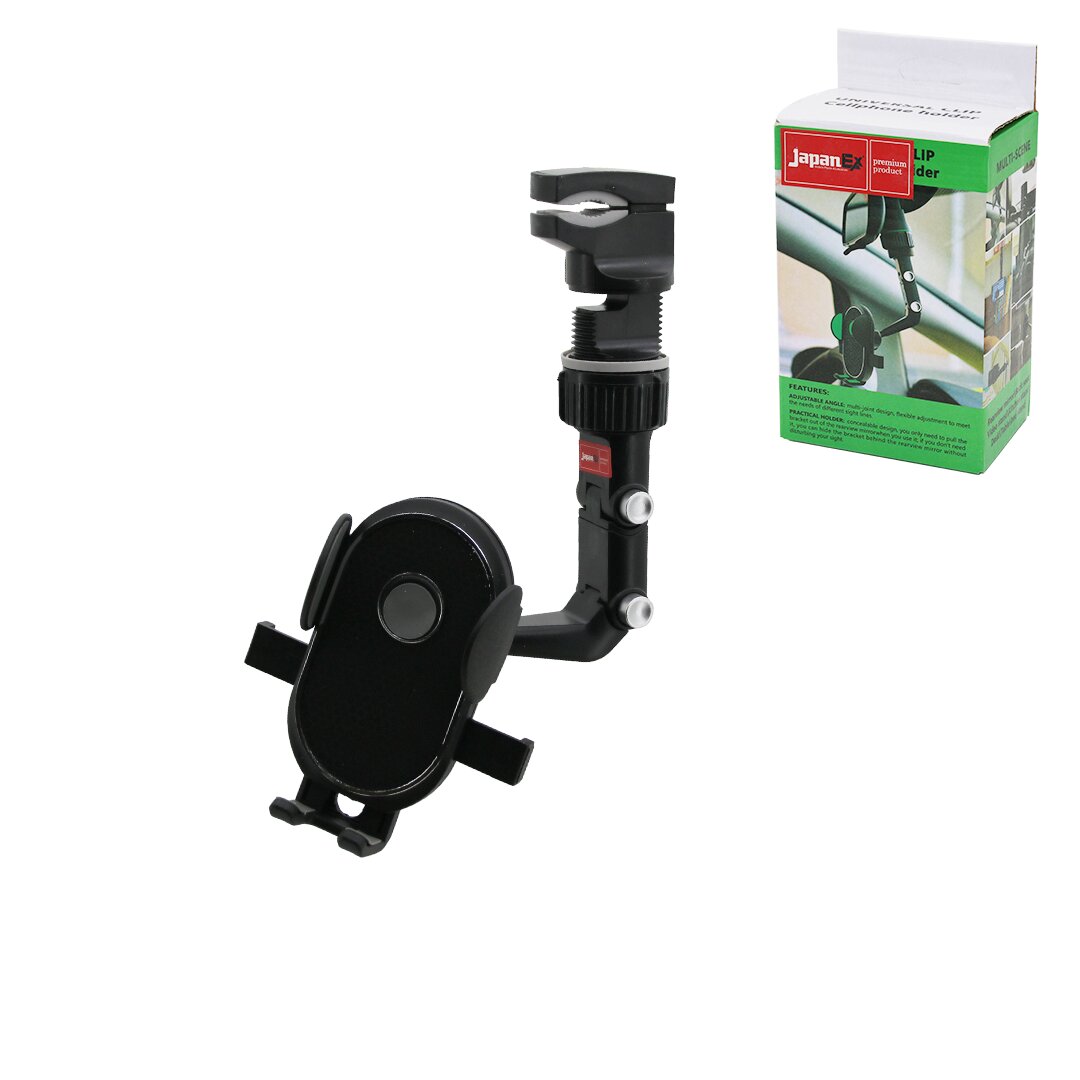 OTO - ARAÇ TELEFON TUTUCU 360 DERECE BAŞLIK MANDALLI - OYNAR KOL - GENİŞLİK AYARI (5563)