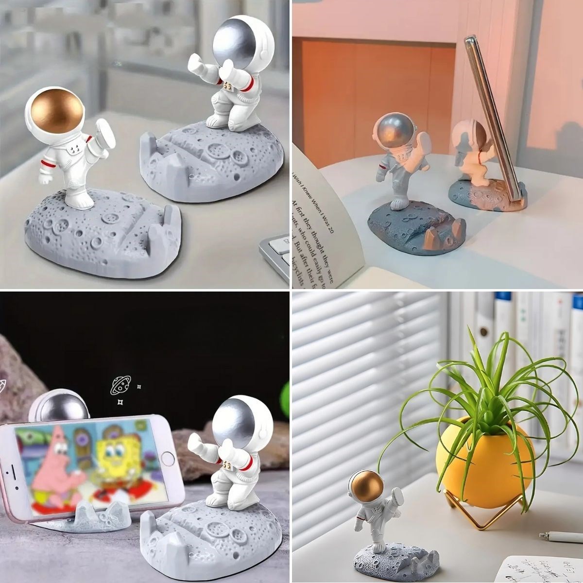 Mini Astronaut Modell Telefon- und Tablet-Ständer (5563)