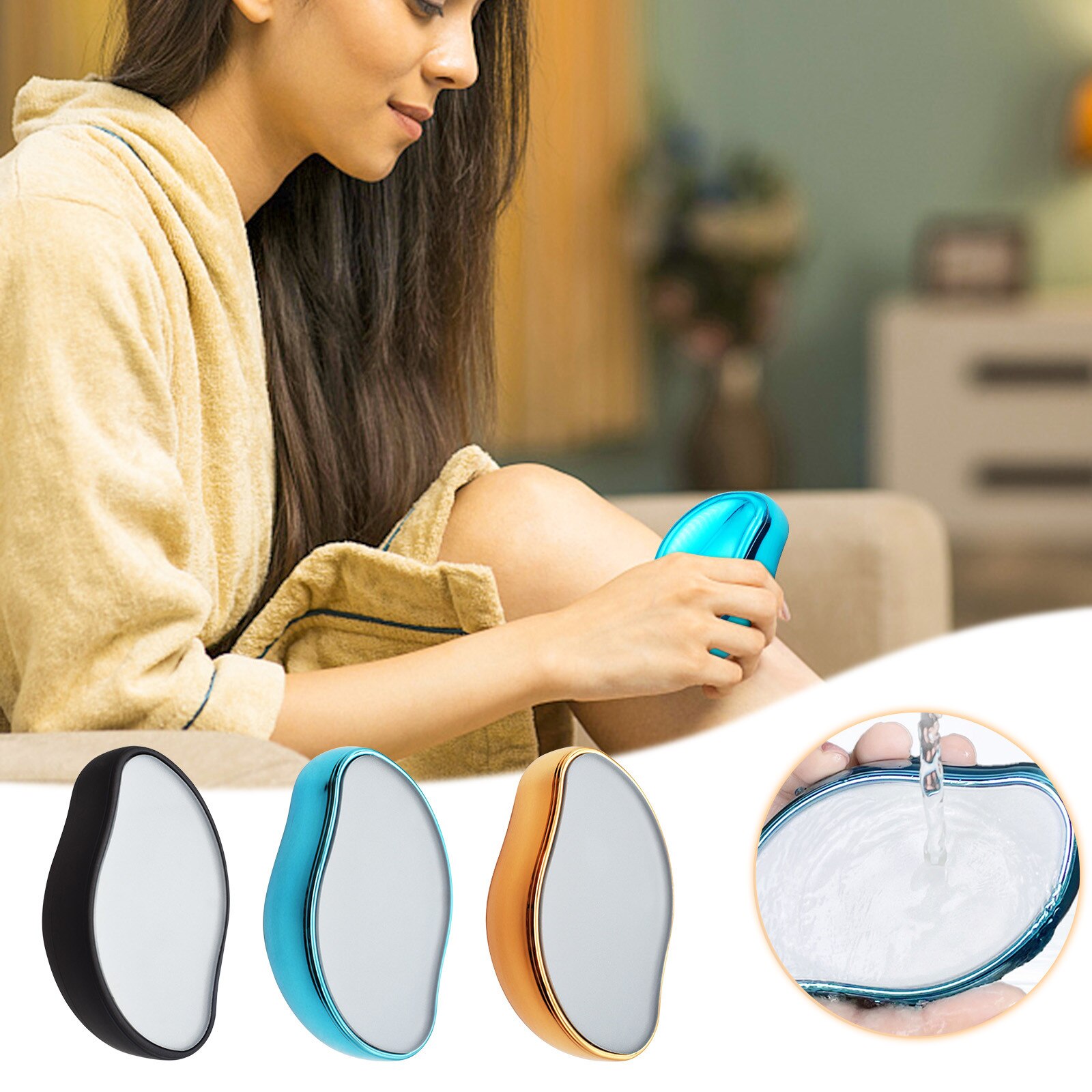 Crystal Eraser Hair Removal Epilator - Nano Glass Technology (5563)