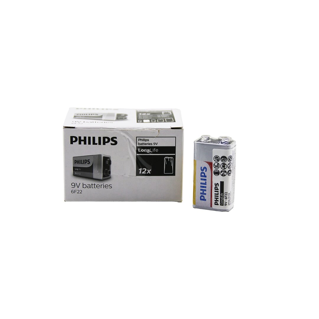 PHILIPS  9V  PİL  12PCS (5563)