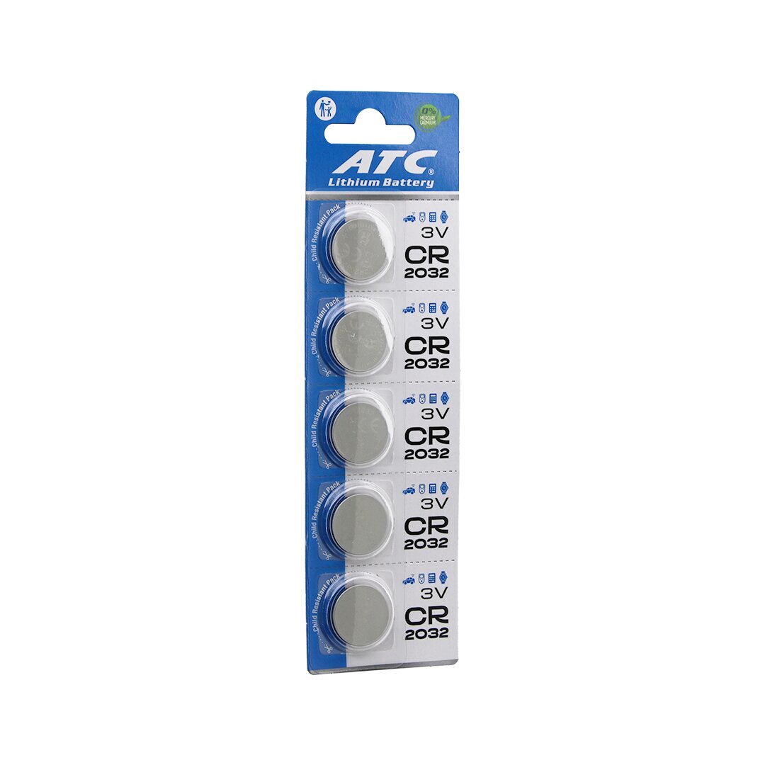 ATC LİTHİUM BATTERY CR-2032 PARA PİL LİTYUM 3V 5Lİ KART (5563)