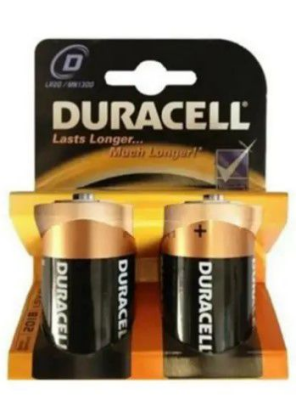 DURACELL LR20 D BÜYÜK  PİL 2Lİ KART (5563)