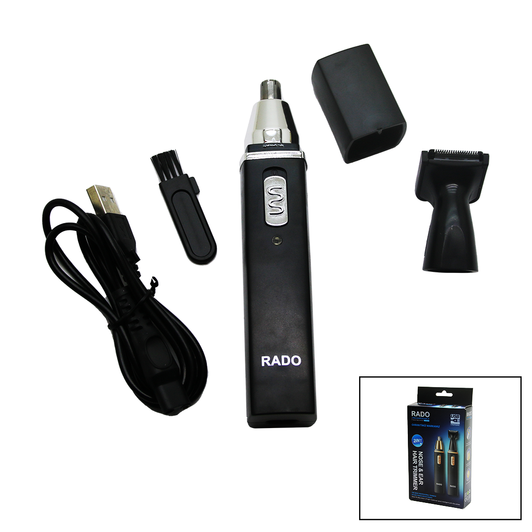 2IN1 Nasen- und Ohrenhaarschneider - Nackenlinie USB Rasierer RD-3138