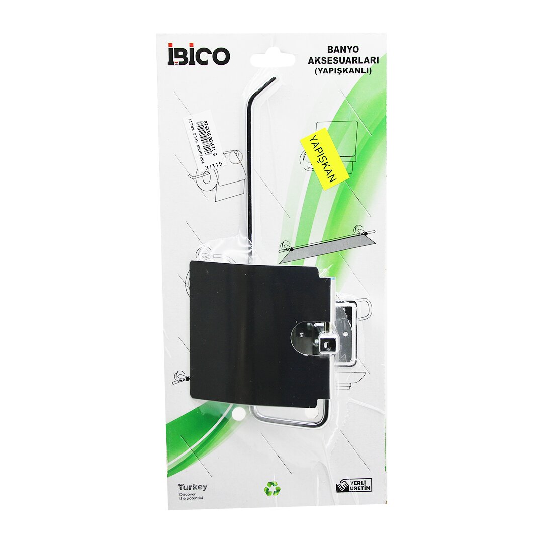 SOLO Metallpapiertuchhalter mit Deckel Klebemontage BNY-511K