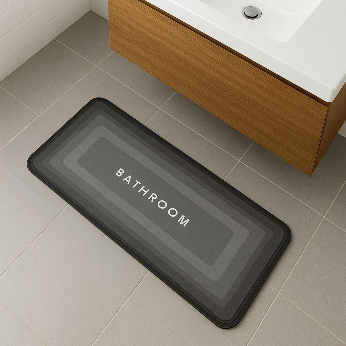 Magischer Super Wassersaugender rutschfester Badteppich 40×120 cm (5563)