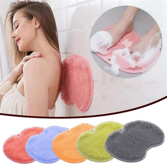 Multi-Purpose Flexible Soft Plastic Shower Mat for Hands, Feet & Body (5563)