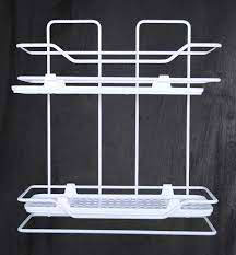 ZAMBAK 2er Regal Schwarz Weiß (5563)