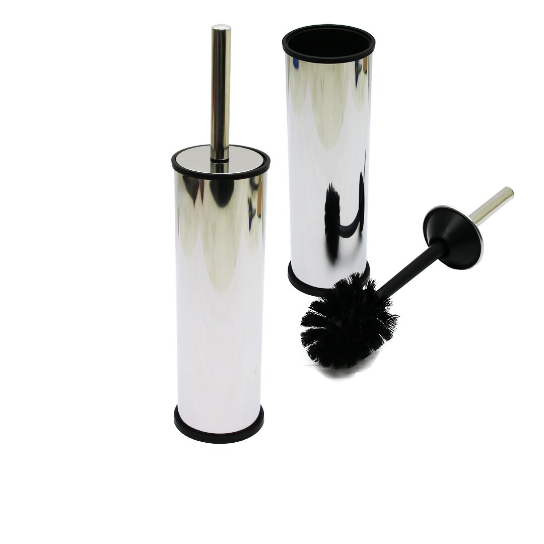 MIKRO-1 Eco Metal Toilet Brush Set Flat Cover (5563)
