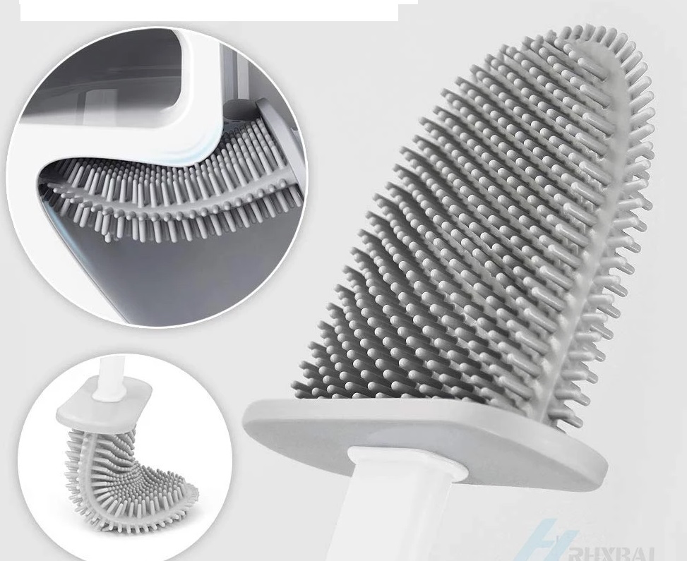 Hijyenik Klozet Temizleme Silikonu Esnek Fırça (5563)