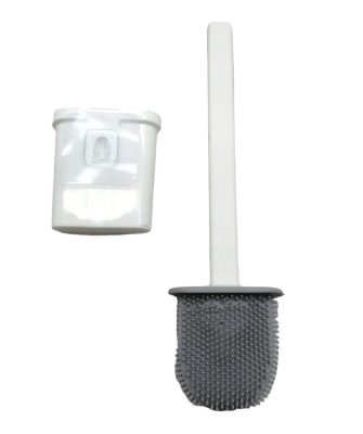 Silicone Toilet Brush Set with Holder (5563)