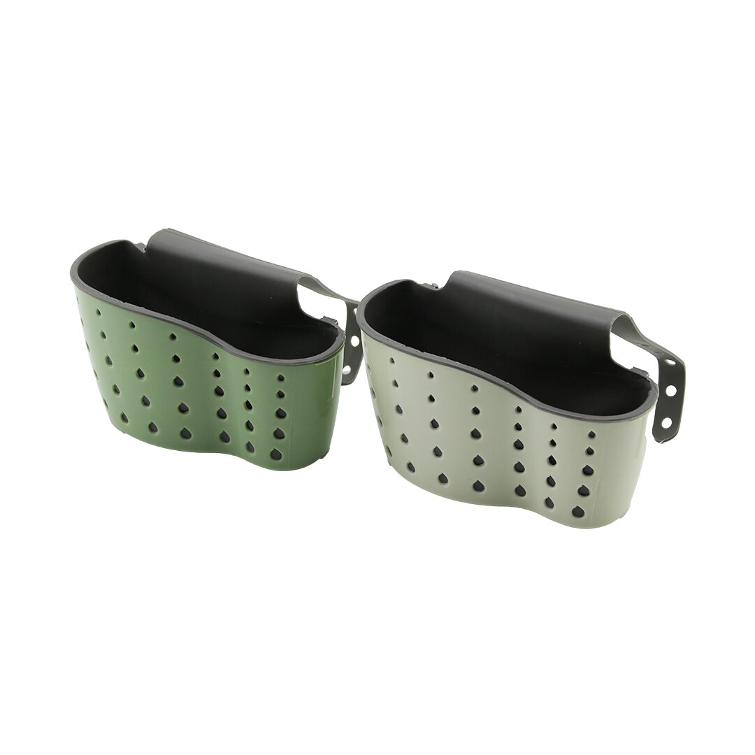 Silicone Soap Holder with Colored Plastic Case & Water Drop Design (5563)